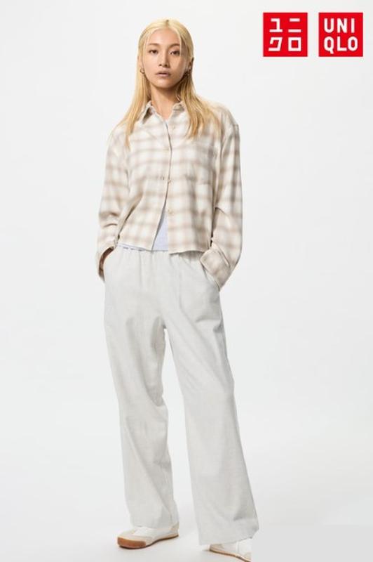 Фланелеві штани uniqlo