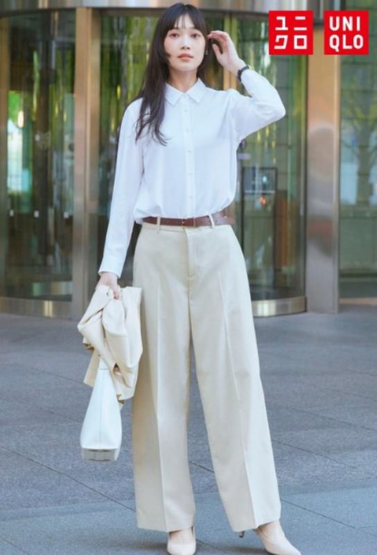 Широкі штани airsense uniqlo