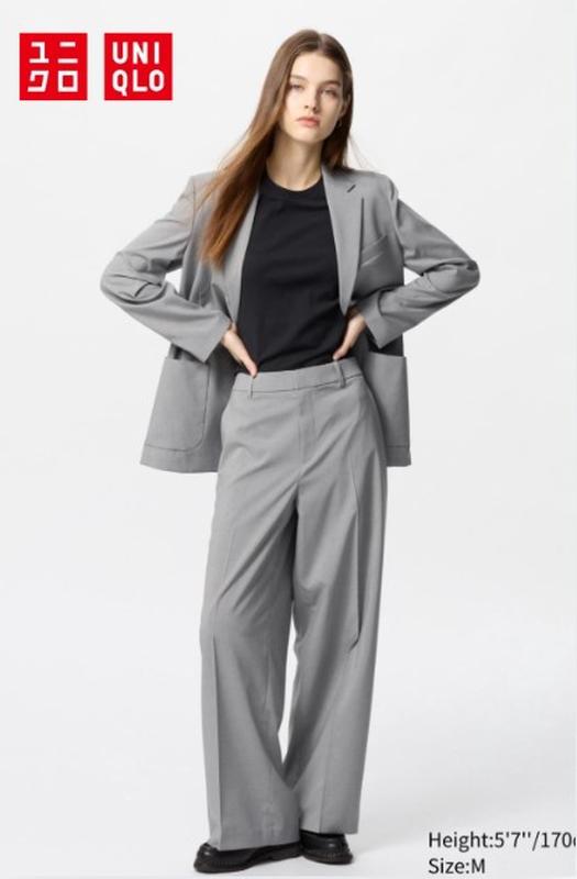 Широкі штани airsense uniqlo