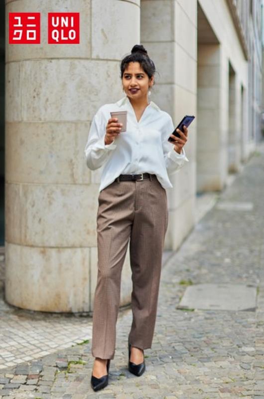 Штани smart ankle uniqlo