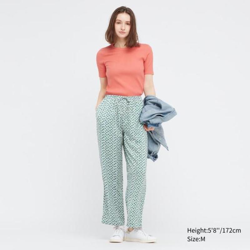 Штани satin drape uniqlo
