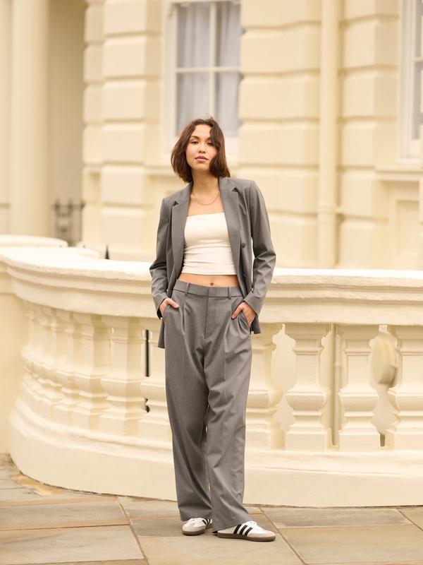 Штани з суміші льону uniqlo