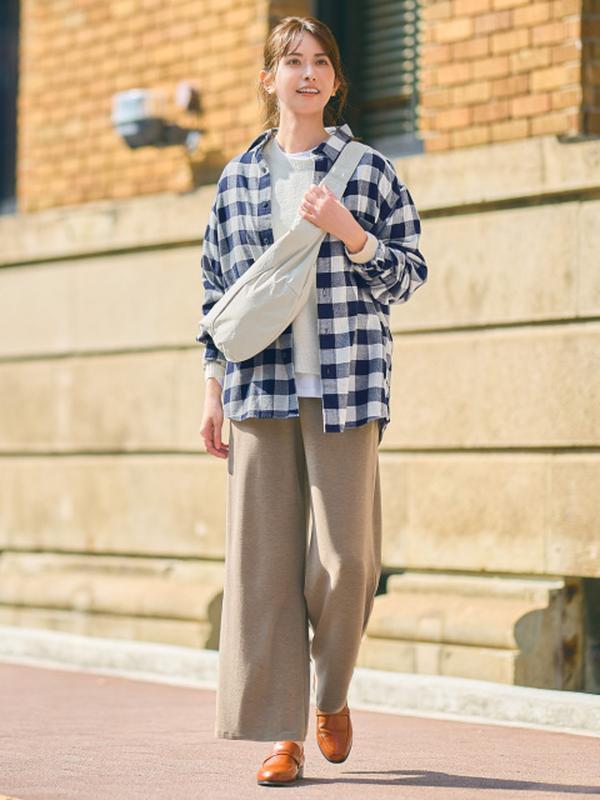 Брюки soft brushed uniqlo