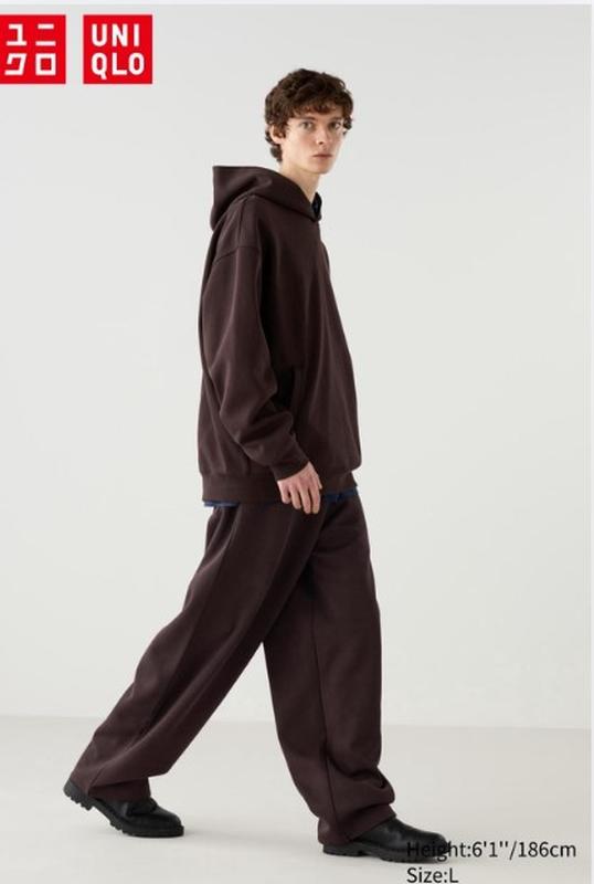 Широкі спортивні штани унісекс uniqlo