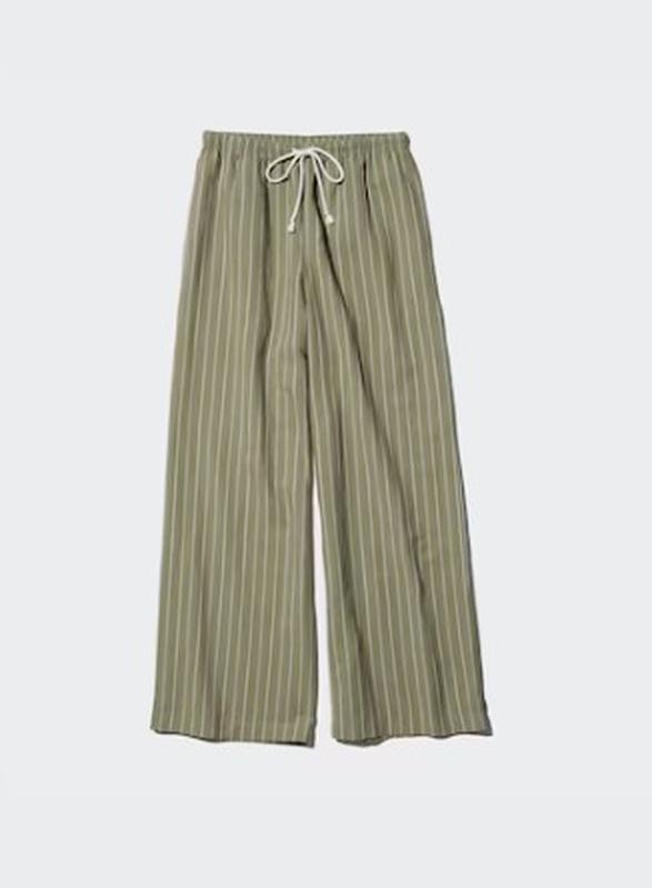 Штани з суміші льону uniqlo