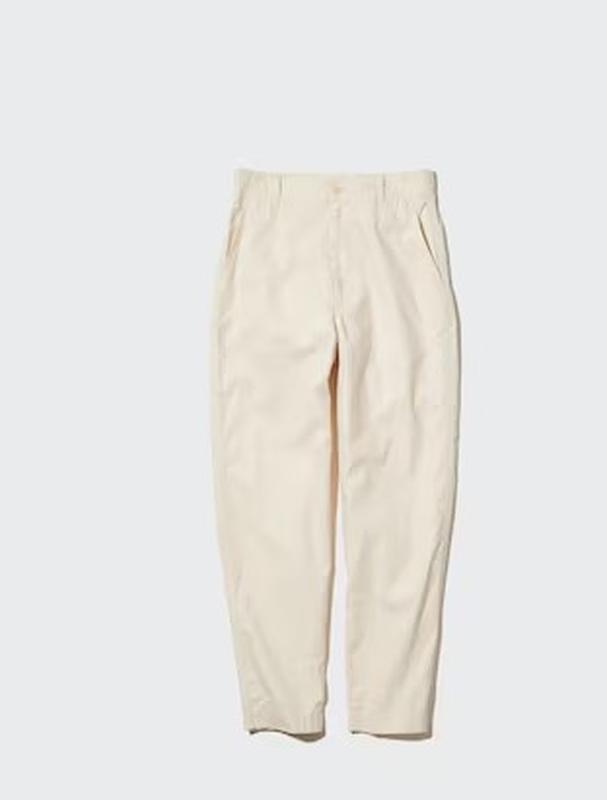 Штани з суміші льону uniqlo