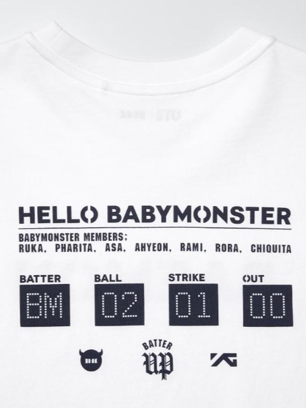 Футболка з графікою babymonster ut uniqlo