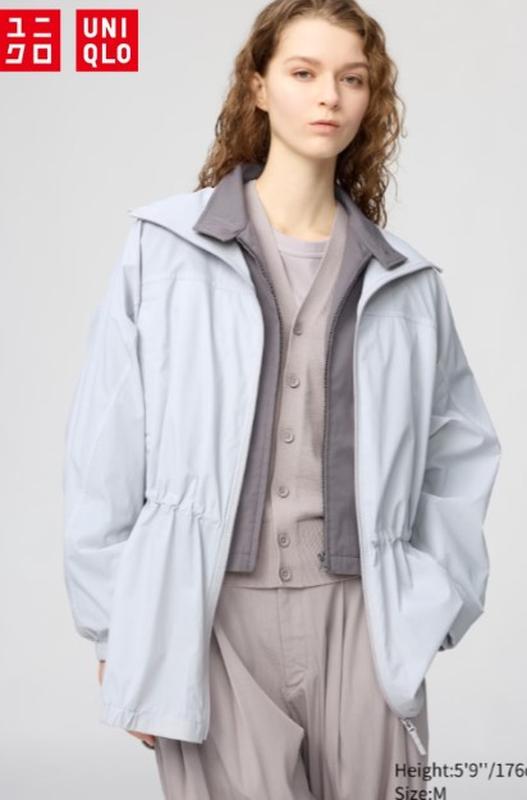 Оверсайз-парка із захистом від ультрафіолету uniqlo