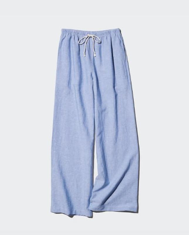 Брюки з лляної суміші uniqlo