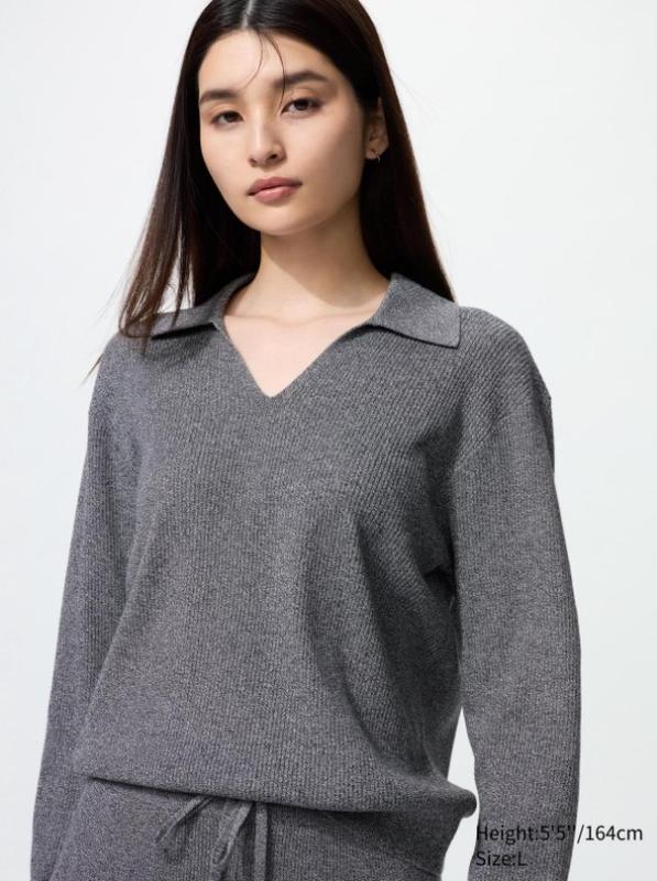 Костюм uniqlo (светр-поло + брюки), розмір м