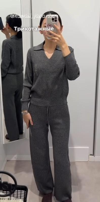 Костюм uniqlo (светр-поло + брюки), розмір м