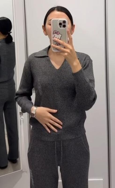 Костюм uniqlo (светр-поло + брюки), розмір м