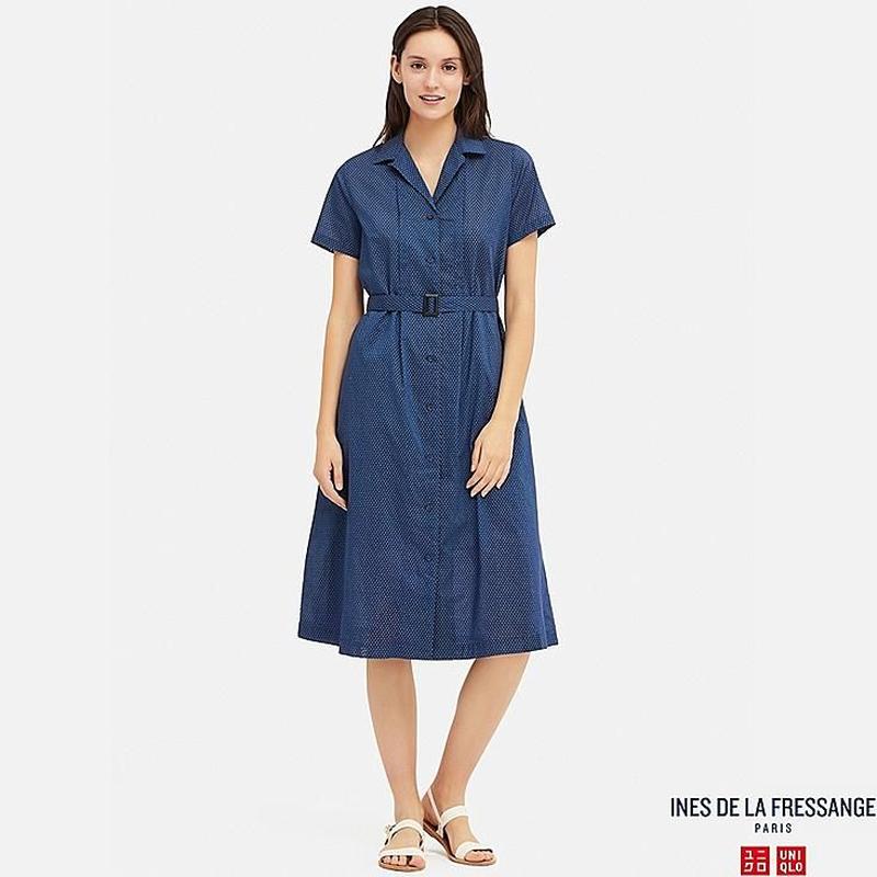 Сукня з м'якою фактурою.спільний бренд інес фасанж.uniqlo