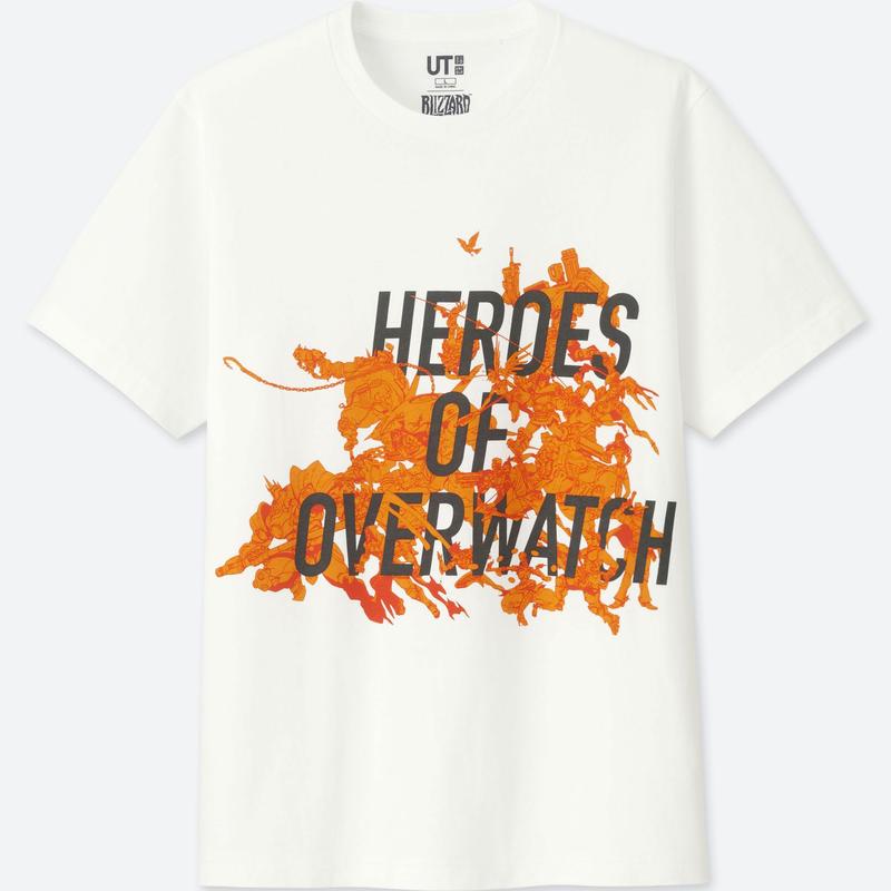 Uniqlo чоловіча футболка blizzard heroes overwatch
