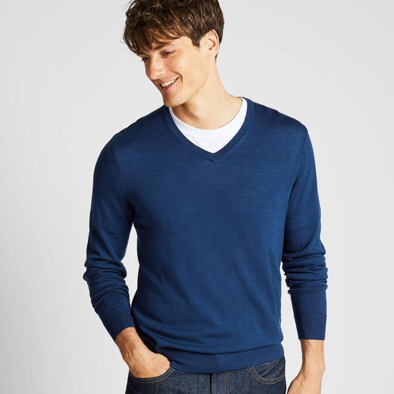 Светр uniqlo з мериносової вовни s