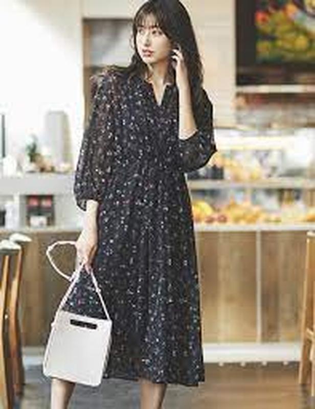 Жіноче шифонова сукня joy of print від uniqlo