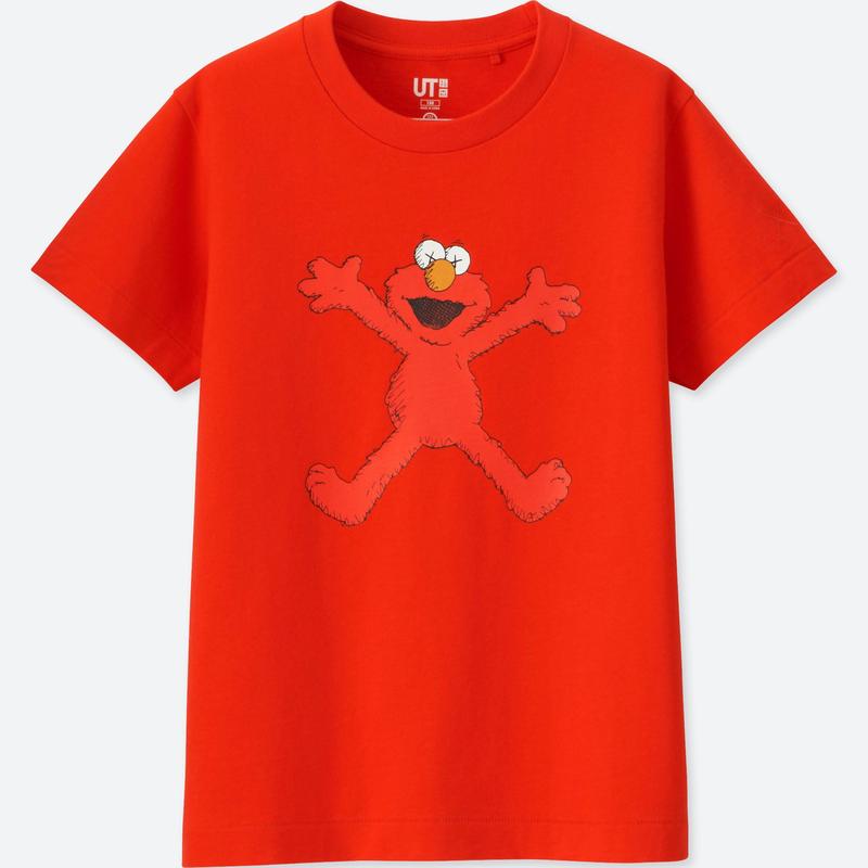 Kids kaws x sesame street ut (футболка з коротким рукавом) 9-10 ,11-12