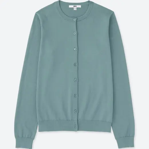 Жіночий кардиган з круглим вирізом uniqlo