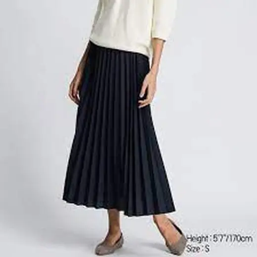 Плісирована довга спідниця uniqlo