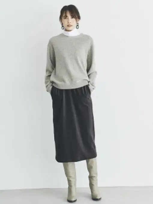Довга спідниця в рубчик uniqlo