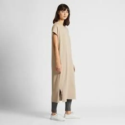 Длинное платье(короткий рукав) от uniqlo юникло