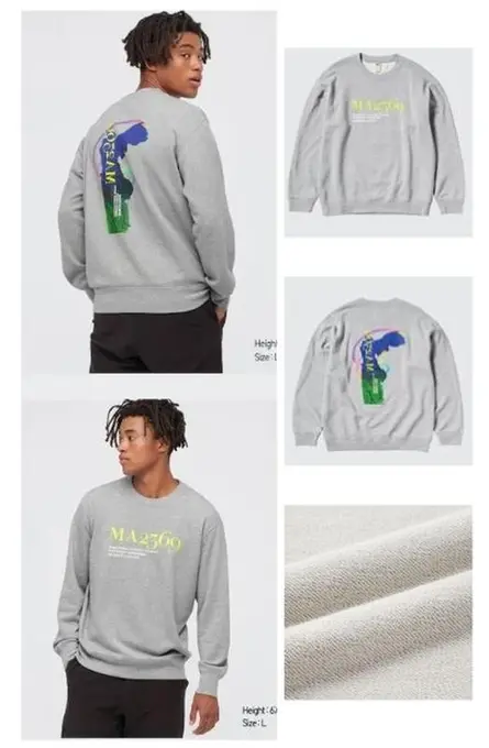 Світшот ut archive louvre graphic uniqlo