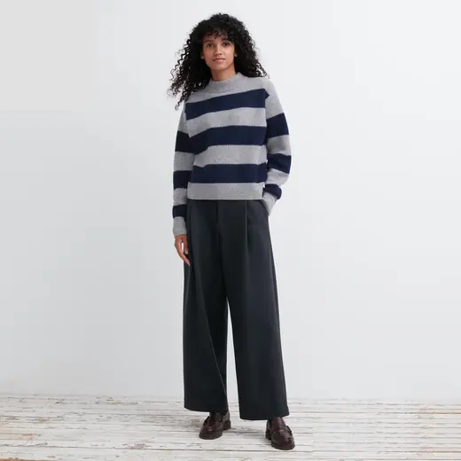 Широкі плісировані штани uniqlo