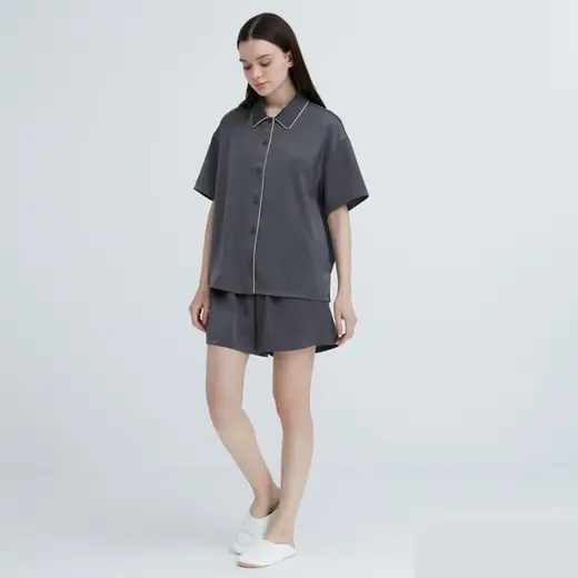 Пижама satin uniqlo