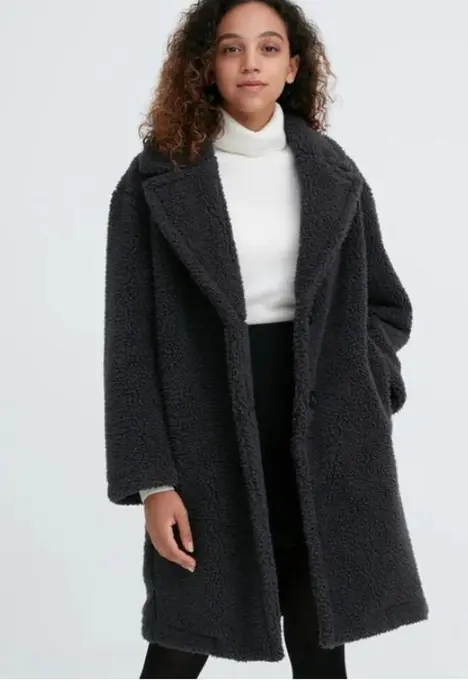Пальто з флісу uniqlo, розмір хс