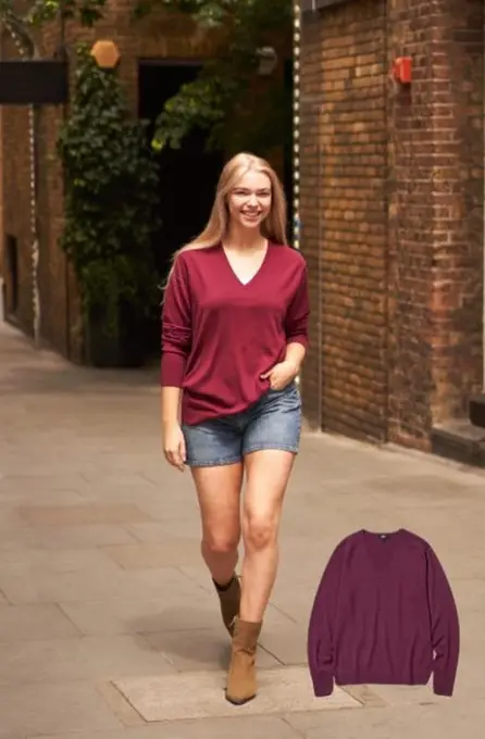 Cветр з вовни мериноса uniqlo