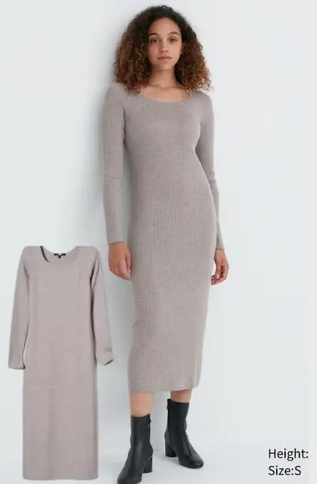 Сукня з мериносової суміші uniqlo