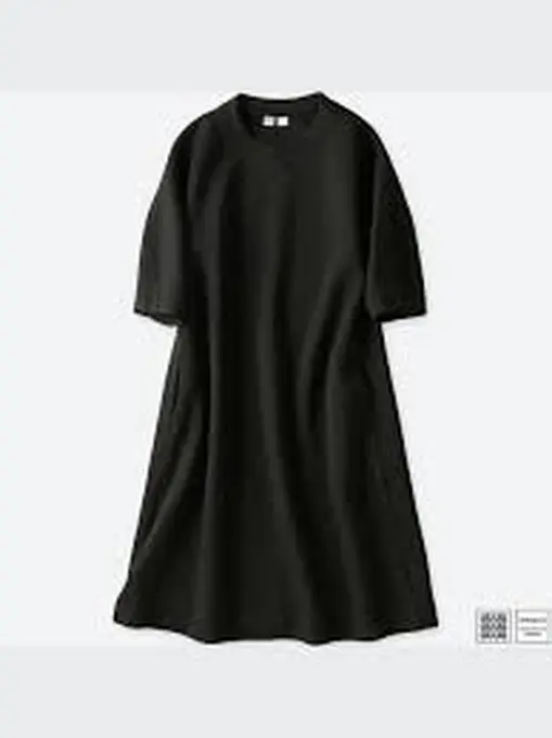 Жіноча спортивна сукня з вовняної суміші (рукав 3/4) uniqlo