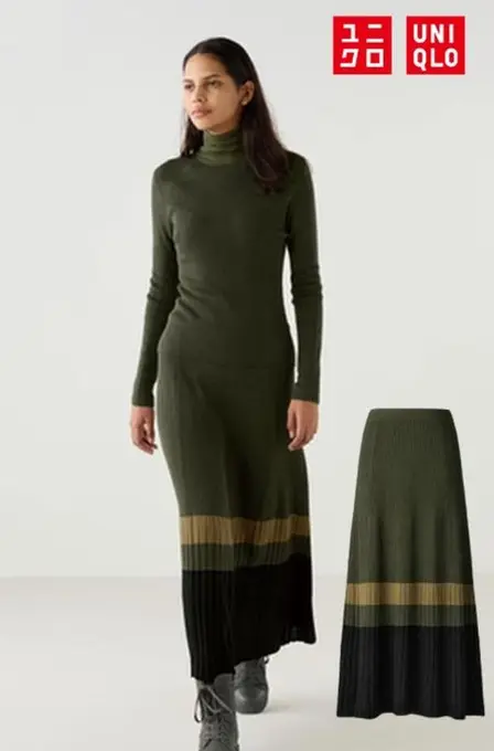 Спідниця з мериносової суміші uniqlo