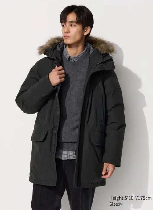 Ультратеплий гібридний пуховик uniqlo