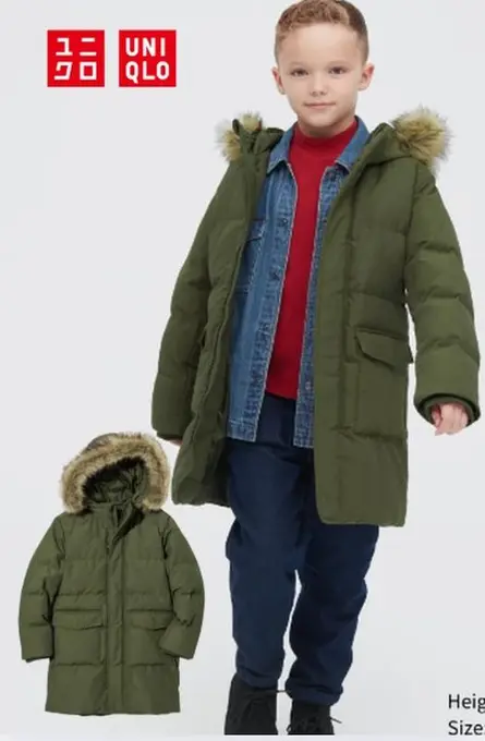 Найтепліша дитяча куртка uniqlo