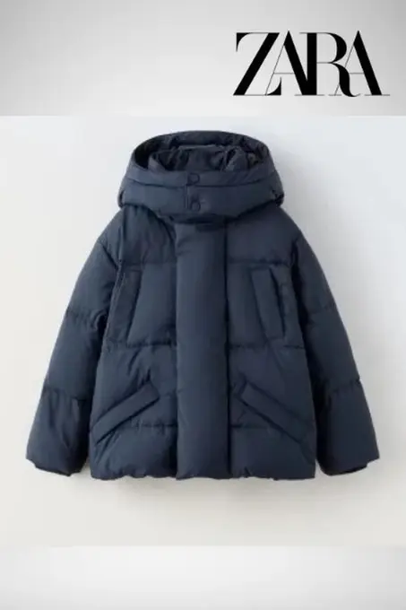 Зимовий пуховик zara