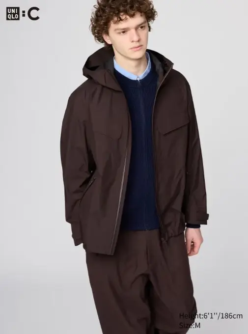 Парка blocktech uniqlo