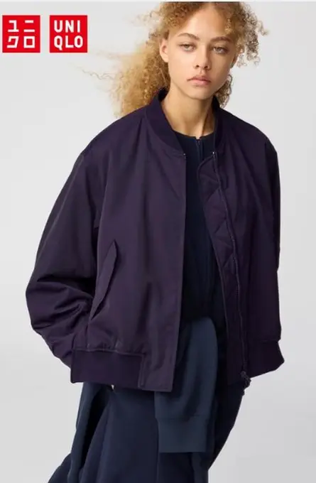 Куртка-бомбер uniqlo