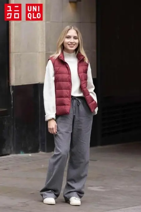 Жіночий пуховий компактний жилет uniqlo