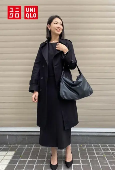 Тренч uniqlo