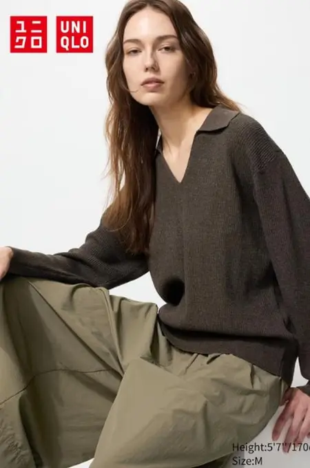 Светр-поло uniqlo