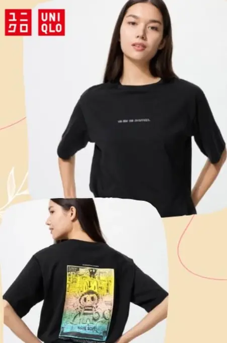 Футболка з графікою pop mart ut uniqlo