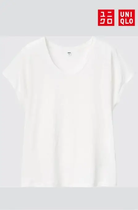 Футболка uniqlo linen blend