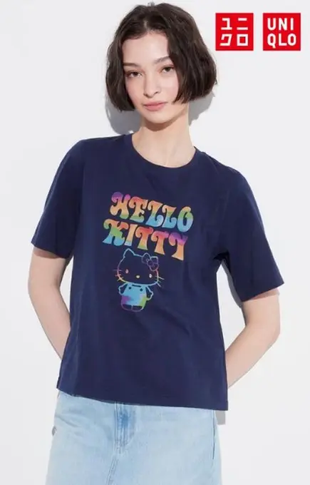 Футболка hello kitty 50th anniversary ut uniqlo, розмір м