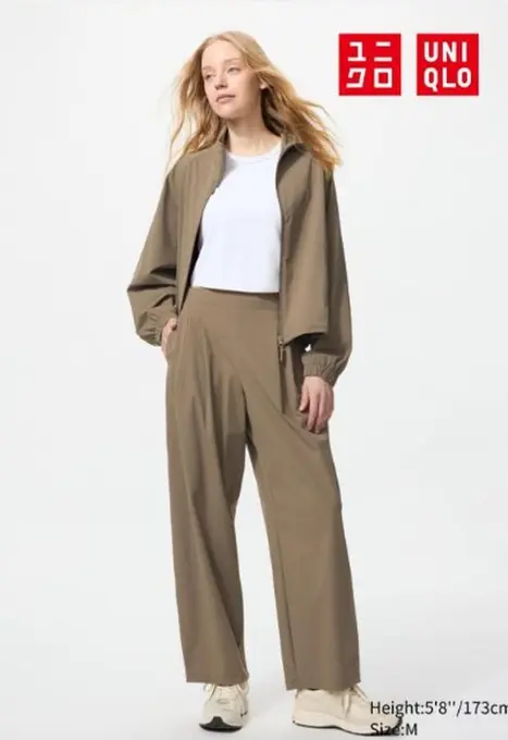 Брюки широкие uniqlo