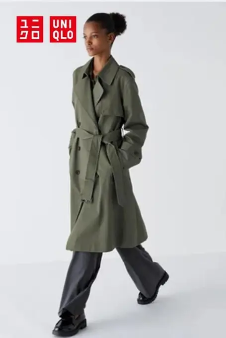 Тренч uniqlo