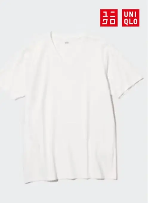 Футболка supima® з v-подібним вирізом uniqlo