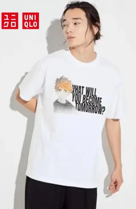 Футболка uniqlo з серії haikyu
