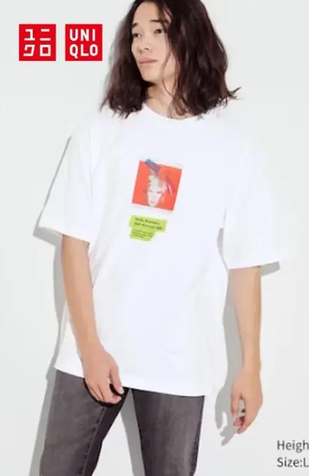 Якісна футболка uniqlo з колекції andy warhol's collages ut