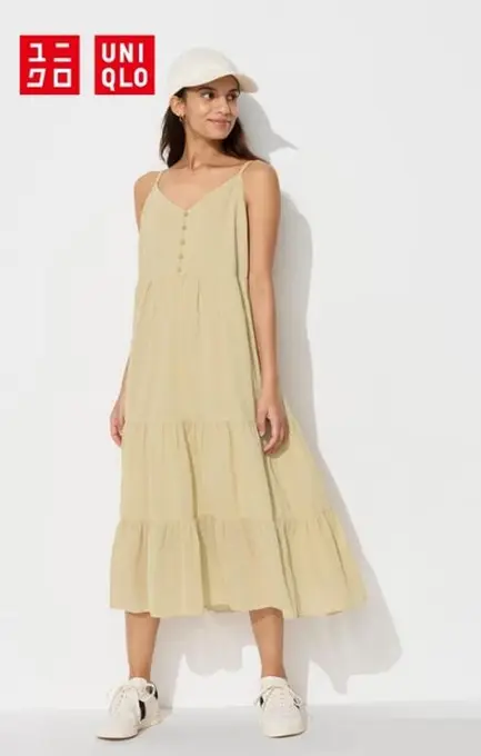 Сукня  crinkle cotton uniqlo